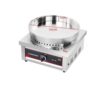 Crêpière professionnelle ZOFU à usage commercial, fonction rotative haute performance, plaque antiadhésive pour crêpes, plaque de cuisson de 400 mm, 2500-3500 W