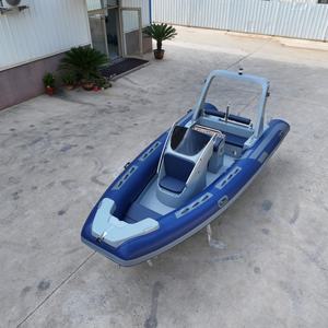 19ft <span class=keywords><strong>580</strong></span> Certification CE Fibre de Verre Coque Hypalon Tube Nervure Gonflable Bateau Fond en V Profond <span class=keywords><strong>Semi</strong></span>-<span class=keywords><strong>rigide</strong></span> Yacht - Product Image 2