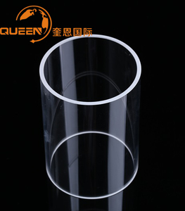 Tube en verre de quartz translucide pour chauffage, taille OEM, grand diamètre, polissage au feu, tube transparent, soudage et découpe, toute taille personnalisée - Product Image 6