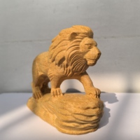 Statue de lion réaliste en résine Hengbo, décoration d'intérieur, sculpture abstraite nordique, ornement de collection, nouvel an chinois