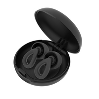Bouchons d'oreilles en silicone violet, 4 tailles, réglables, CE SNR26dB, anti-bruit, de luxe, best-sellers, fabrication certifiée BSCI