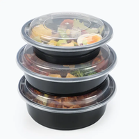 PP Kunststoff Lebensmittel behälter Einweg mikrowellen geeignete Lebensmittel Lagerung Mahlzeit Zubereitung behälter 12oz 16oz 24oz 26oz 28oz 32oz 38oz