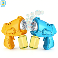 Nouveau pistolet à bulles électrique coloré pour enfants en plastique ABS avec eau à bulles pour enfants OEM ODM Vente en gros