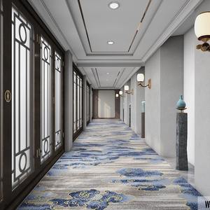 Tapis en laine et nylon Akmin Tech - Tapis de salle de réunion commerciale tissé à la machine, antistatique, antidérapant, résistant à l'usure, sur mesure - Product Image 1