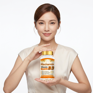 DUOZI Niacinamide Vitamine B3 500mg Comprimés 100 unités Sans gluten Complément alimentaire pour la santé de la peau - Product Image 5