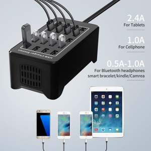 Estación de Carga <span class=keywords><strong>USB</strong></span> de Escritorio Multifunción de 100W y 20 Puertos para Teléfonos Inteligentes, Tabletas, <span class=keywords><strong>C</strong></span>ámaras, Auriculares - Product Image 4