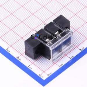 KF38SM-8.25-2P Barrier Terminal Block Through hole Component (THT),P=8.25mm Connector With Cover Plate 8.25mm 1x2P Straight Pin - Product Image 1