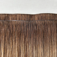 Nouveau produit Extensions de cheveux à double trame d'injection fine cuticule alignée trame de cheveux humains de génie