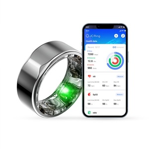 <b>Cross</b>-Border Smart <b>Ring</b> Heart Rate Blood Oxygen Sleep Monitoring Fitness Pedometer New Arrival Waterproof Heart Rate Monitoring - Product Image 2