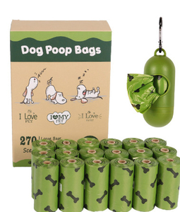 Produits pour animaux de compagnie, 18 rouleaux, 270 pièces, sacs à déjections canines très vendus, sacs à crottes de chien biodégradables pour chiens - Product Image 6