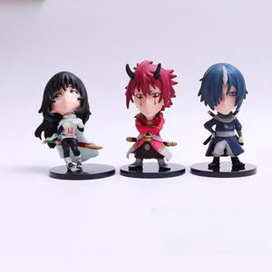 Q versión 6 uds conjunto Modelo figura de <span class=keywords><strong>Anime</strong></span> <span class=keywords><strong>Rimuru</strong></span> <span class=keywords><strong>Tempest</strong></span> figuras de acción Benimaru Shuna Shion Soei modelo muñeca - Product Image 2