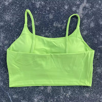 GC Soutien-gorge de yoga à bretelles pour femmes Gilet de fitness Vêtements d'extérieur Sexy Beautiful Back Sports Bra Sports Bra Solid Color U-Neck YG243