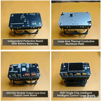 Kit de batterie externe DIY sans soudure 100W, charge rapide bidirectionnelle, écran couleur IPS 2,0 pouces, cellules 2S 46950/46120, module WIFI OTA