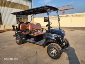 รถกอล์ฟ 60V 200Ah 4 ที่นั่ง แบตเตอรี่ลิเธียม ยางสำหรับทุกสภาพพื้นผิว 4x4 มอเตอร์ 4KW ระยะทางวิ่ง 90 กม. - Product Image 4
