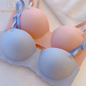 Reggiseni da donna stile basic, reggiseni per seno piccolo, intimo sexy, set reggiseno senza cuciture, taglio laser, senza ferretto, coppe sottili - Product Image 2