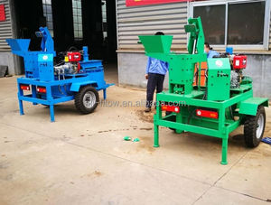 Macchina per la Produzione di Blocchi di Cemento Ecologici a Incastro con Trattore, Stile Indiano - Product Image 3