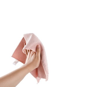 ผ้าเช็ดทำความสะอาดข้าวโพดสีชมพู ดูดซับน้ำมัน สำหรับหม้อและกระทะ - Product Image 5