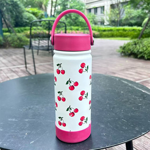 OEM Custom Stainless Steel Thermal Water <b>Cup</b> with Handle, <b>Large</b> Capacity Tumbler for Sports and Travel - Product Image 6