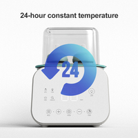Chauffe-biberon électrique multifonctionnel Baphiya en plastique PP, stérilisateur à température constante 500W