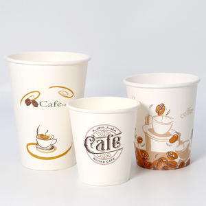 Uyi ถ้วยกระดาษหนาสำหรับติดผนังแบบเดี่ยวสำหรับดื่มน้ำร้อนพิมพ์โลโก้ได้ตามต้องการคุณภาพสูงแก้วกาแฟชั้นเดียว - Product Image 4