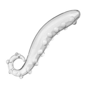 Weibliches Sexspielzeug Glas dildos Pink Raised Dot Großer <span class=keywords><strong>Penis</strong></span> für Spielzeug für Erwachsene - Product Image 5