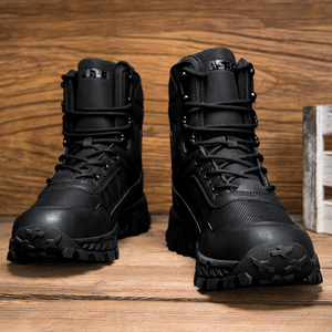 Ingrosso Autunno di ultima progettazione campeggio arrampicata stile escursionismo calzature da esterno antiscivolo resistente leggero <span class=keywords><strong>tattico</strong></span> stivali da uomo - Product Image 2