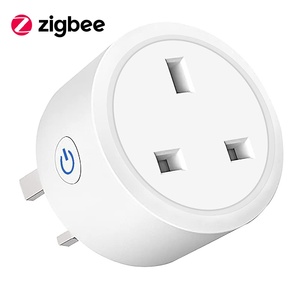 SLS 16A Tuya Wifi <span class=keywords><strong>Smart</strong></span> Life Alexa moniteur d'alimentation à commande vocale adaptateur de prise Zigbee avec prise britannique Type de prise électrique - Product Image 1