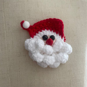 แผ่นปะติดแฟชั่นถักโครเชต์3D สำหรับชายในเทศกาลคริสต์มาส - Product Image 1