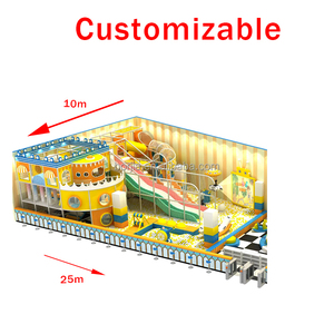 Conjunto de Juegos Infantiles para Interiores con Tobogán y Temática de Castillo para Uso Comercial - Product Image 4