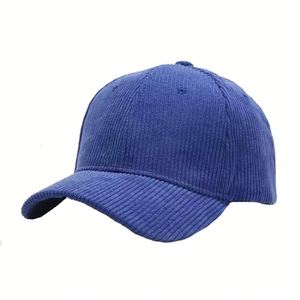 Gorro de Béisbol de Pana para Otoño/Invierno, con Logotipo Personalizado, Gorro Deportivo de Pana, de Ala Ancha, Unisex - Product Image 2