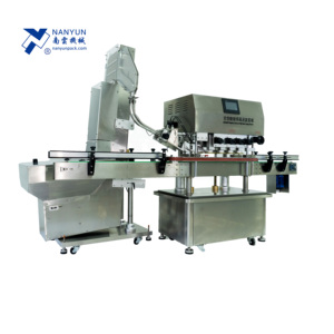 NY-865瓶盖机，用于用紫外光纤co2激光编码器tto色带打印机填充密封标签包装线 - Product Image 1