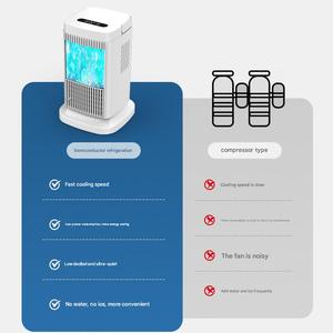 Mini refroidisseur d'<span class=keywords><strong>air</strong></span> de bureau de climatiseur <span class=keywords><strong>portatif</strong></span> avec ventilateur de refroidissement par brouillard réfrigération de semi-conducteur domestique pour la maison - Product Image 3