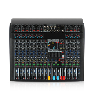 Mezclador de audio Profesional Equipo de sonido negro digital de 12 canales Mezclador de audio MQ Hecho en China Amplificador de potencia - Product Image 1