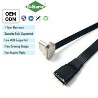 Câble souple bidirectionnel de type C avec conducteur en cuivre FPC, isolation en PVC, 300 mm, ultra-fin, pour la charge et le transfert de données