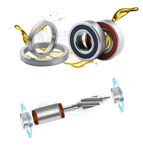 红阳GDZ80-2.2B 2.2kw 400Hz 24000转/分水冷数控主轴，带轴承，用于数控雕刻机220V/380V - Product Image 2