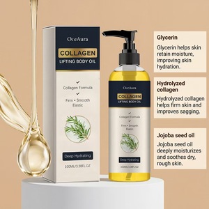 Huile corporelle au collagène hydratante pour une peau lisse et délicate, soin rafraîchissant et hydratant. - Product Image 3