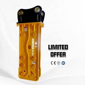 Potente martillo hidráulico de 135 mm para excavadora, cincel para roca, accesorio de bomba para máquinas de 16-21 toneladas, minería, ingeniería municipal, 1 año de garantía - Product Image 1