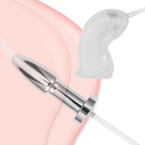 2-in-1 Silicone anale Plug & penieno Set impermeabile BDSM ritenuta giocattolo del sesso per gli uomini abbigliamento Bondage con glande stimolatore - Product Image 5