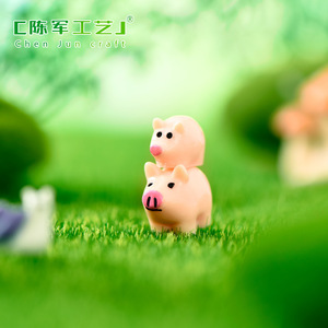 Ornements décoratifs micro-paysagés en mousse Weij, matériaux de bricolage pour maman <span class=keywords><strong>cochon</strong></span> et petites poupées, vente en gros faite à la main - Product Image 3