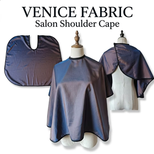 Mantella di Lusso in Tessuto Veneziano per Tintura Capelli, Sciarpa Iridescente Impermeabile per Salone, Protezione per Trucco, Accessorio per Barbieri e Strumenti di Bellezza - Product Image 1