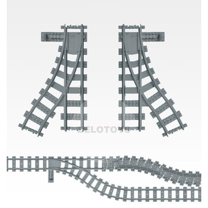 Delo Đồ Chơi Đồ Chơi Bằng Nhựa Khối Xây Dựng Gạch Số Lượng Lớn Các Bộ Phận Tàu Theo Dõi Bộ (64022) - Product Image 5