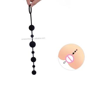 Perles anales en silicone, long plug anal, perles anales, produits sexuels, jouet sexuel - Product Image 1