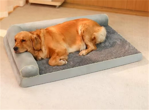 Eco-Luxe Schattige Orthopedische Hondenbankbed Afneembare Wasbare Hoes, Groot Traagschuim Huisdierenbed Voor Comfort En Stijl - Product Image 2