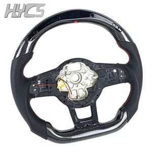 Tùy chỉnh sợi carbon chỉ đạo Wheel cho Volkswagen Golf 7 MK7 mk7.5 Passat B8 MK2 GTI Scirocco Polo GTS <span class=keywords><strong>r</strong></span> Dòng 2014 2015 2016 - Product Image 3