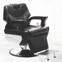 Fauteuil de Barbier Professionnel en Cuir Robuste BEIMENG avec Pompe Hydraulique – Mobilier de Beauté Commercial pour Hommes, Idéal pour Salons de Coiffure (Vente en Gros)