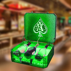 LED personnalisée pour <span class=keywords><strong>Champagne</strong></span> Laser Stand KTV Glowing Electronic Music Bar Private Room Display Wine Holder Seaux à glace Boissons - Product Image 1