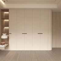 Armoire de chambre et de salon moderne, modulaire, de luxe, durable, écologique, grande capacité, avec éclairage LED, meubles pour la maison