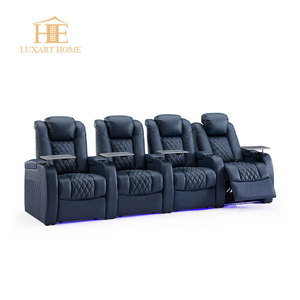 Bestseller Heimkino 3-Sitzer Elektrischer Relaxsessel mit Liegetisch Inneneinrichtung Kinosessel - Product Image 5