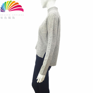Produits chinois en gros <span class=keywords><strong>laine</strong></span> hiver <span class=keywords><strong>col</strong></span> roulé femme pull en tricot de câble - Product Image 2