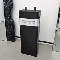 Nouvelle table de travail en cuir tendance pour salons de coiffure et instituts de beauté, avec armoire de rangement pour shampoing